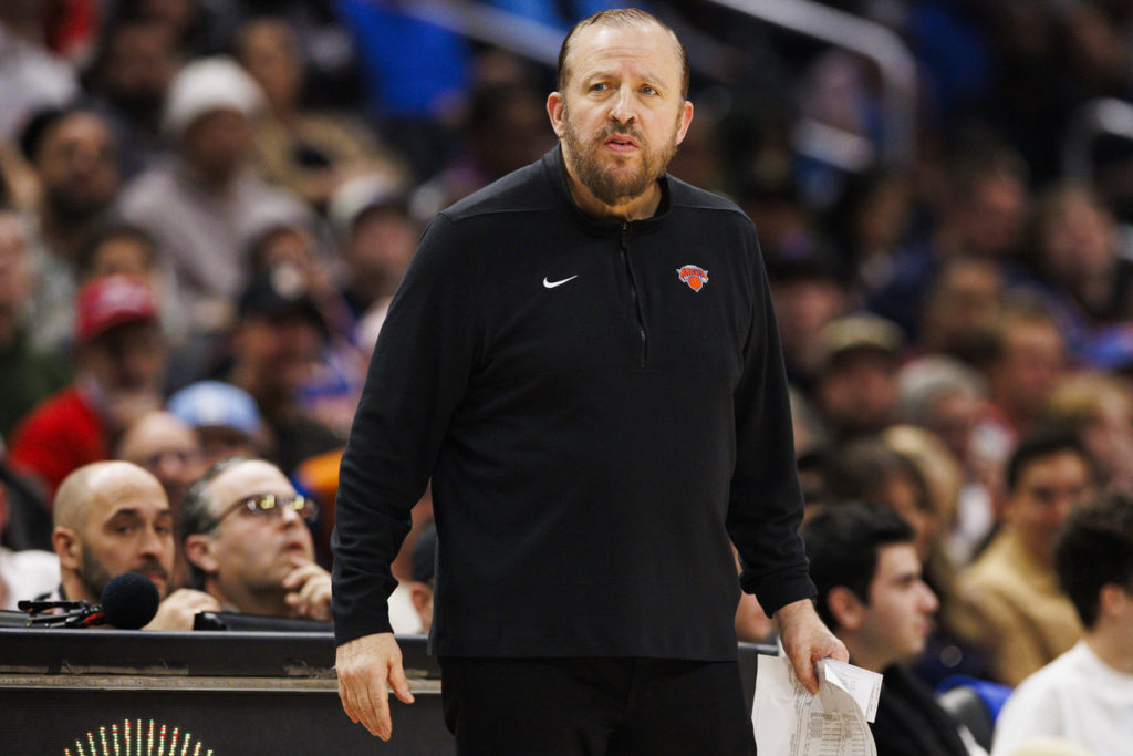 Tom Thibodeau, técnico do New York Knicks