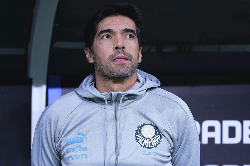 Técnico Abel Ferreira no comando do Palmeiras