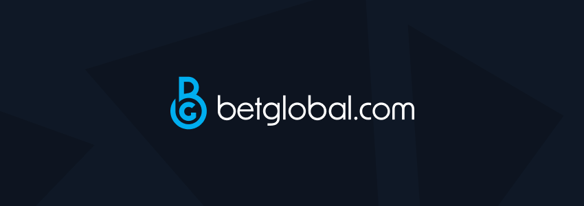 Banner de divulgação da BetGlobal no SDA com o logotipo da casa de apostas.
