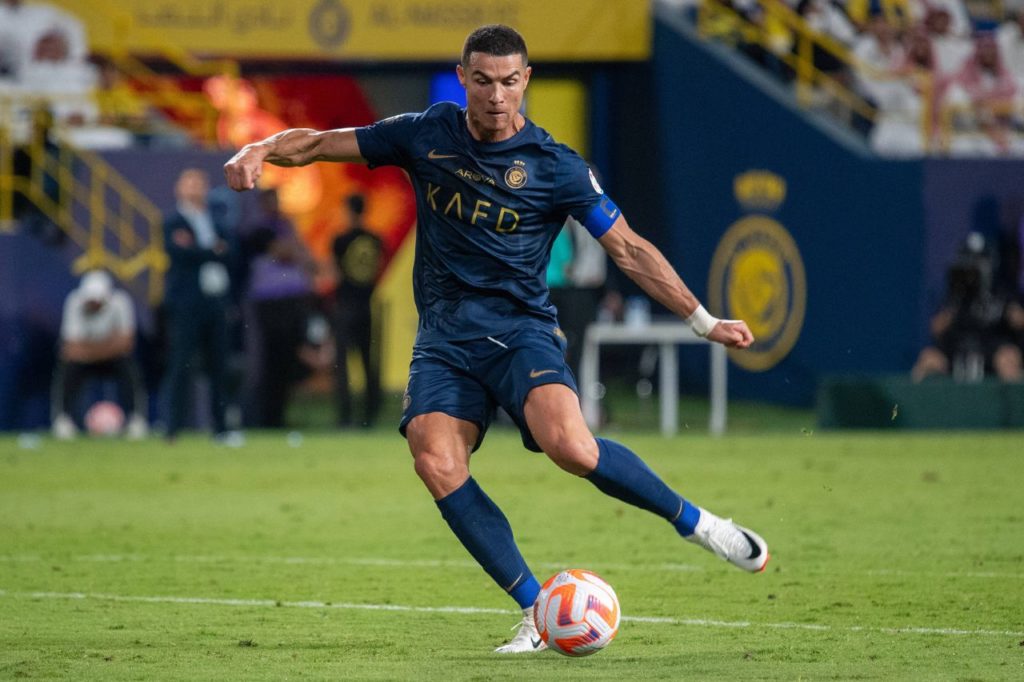 Cristiano-Ronaldo-Al-Nassr-jogo-imago1036614061h Cristiano Ronaldo em ação pelo Al-Nassr, da Arábia Saudita