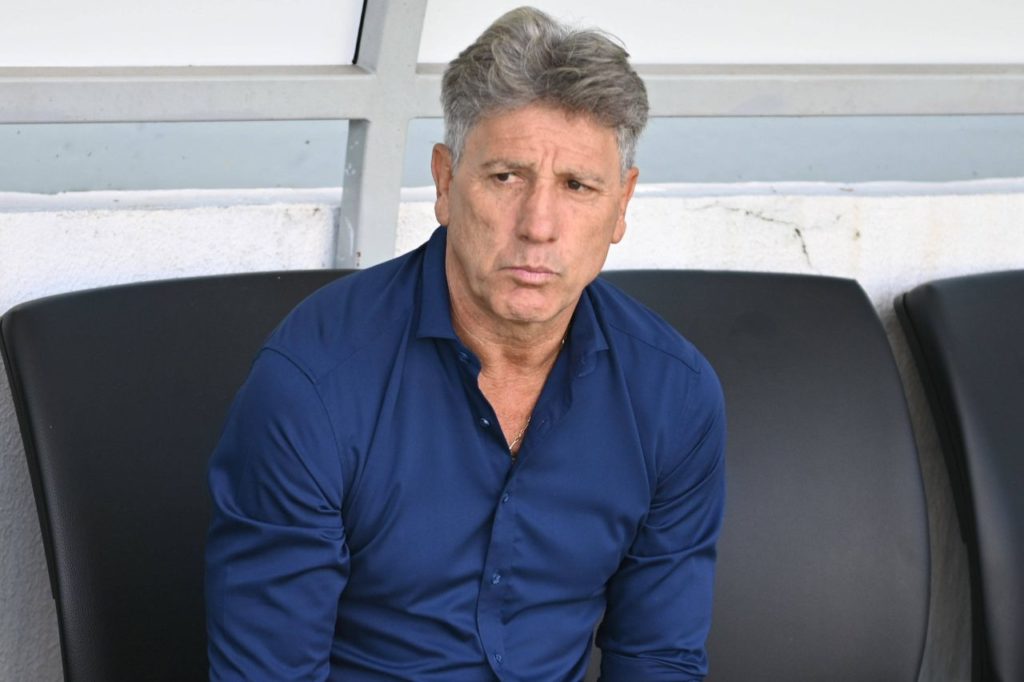 Técnico Renato Gaúcho no comando do Grêmio