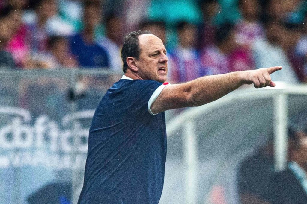 Rogério-Ceni-Bahia-técnico-alamy2X1JYFG Técnico Rogério Ceni no comando do Bahia na Arena Fonte Nova