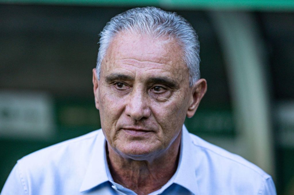 Técnico Tite no comando do Flamengo