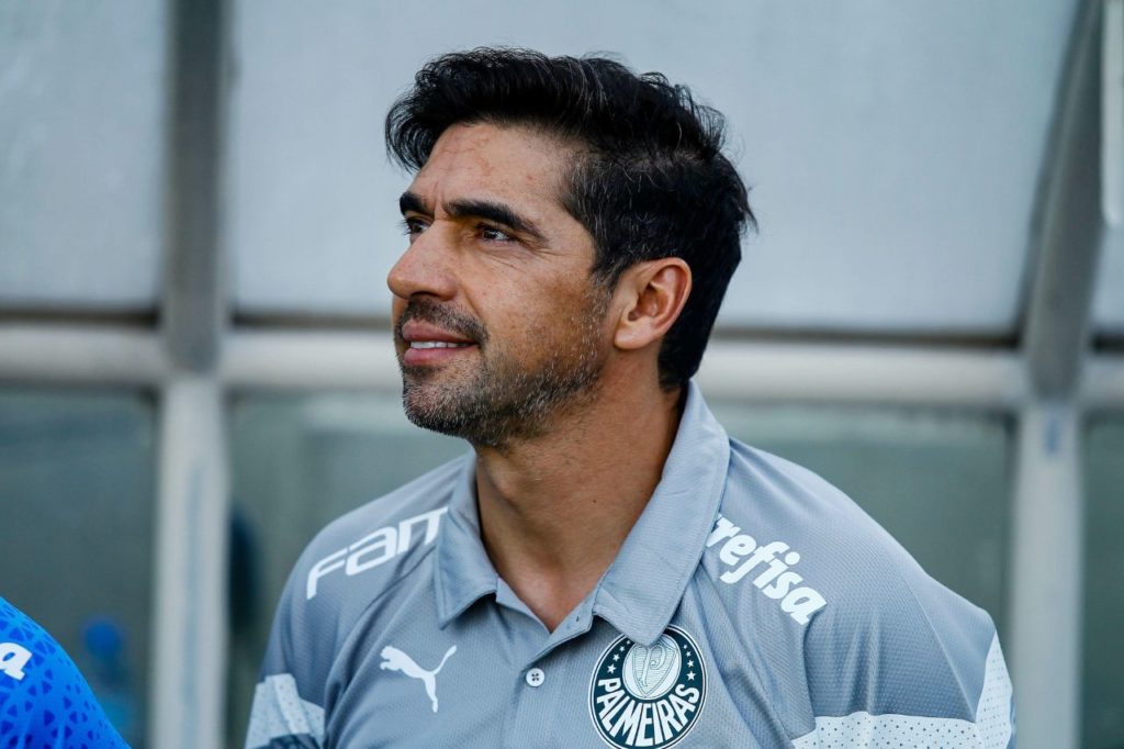 Abel-Ferreira-treinador-Palmeiras-alamy2X63CGJ Técnico Abel Ferreira no comando do Palmeiras