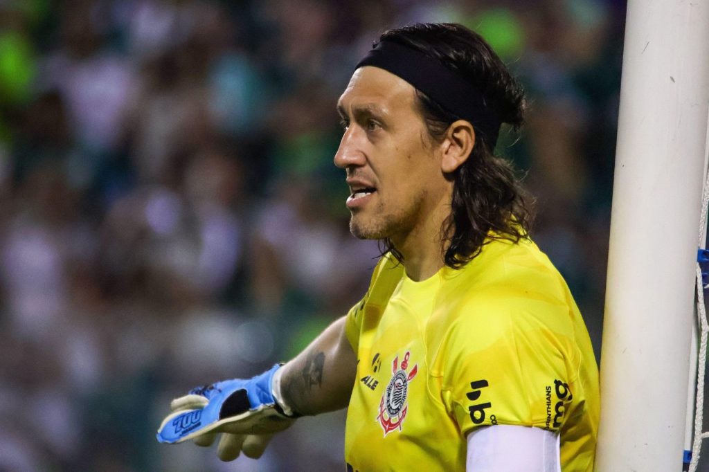 Cassio-Corinthians-goleiro-jogo-alamy2WK5HEB Goleiro Cássio em jogo do Corinthians