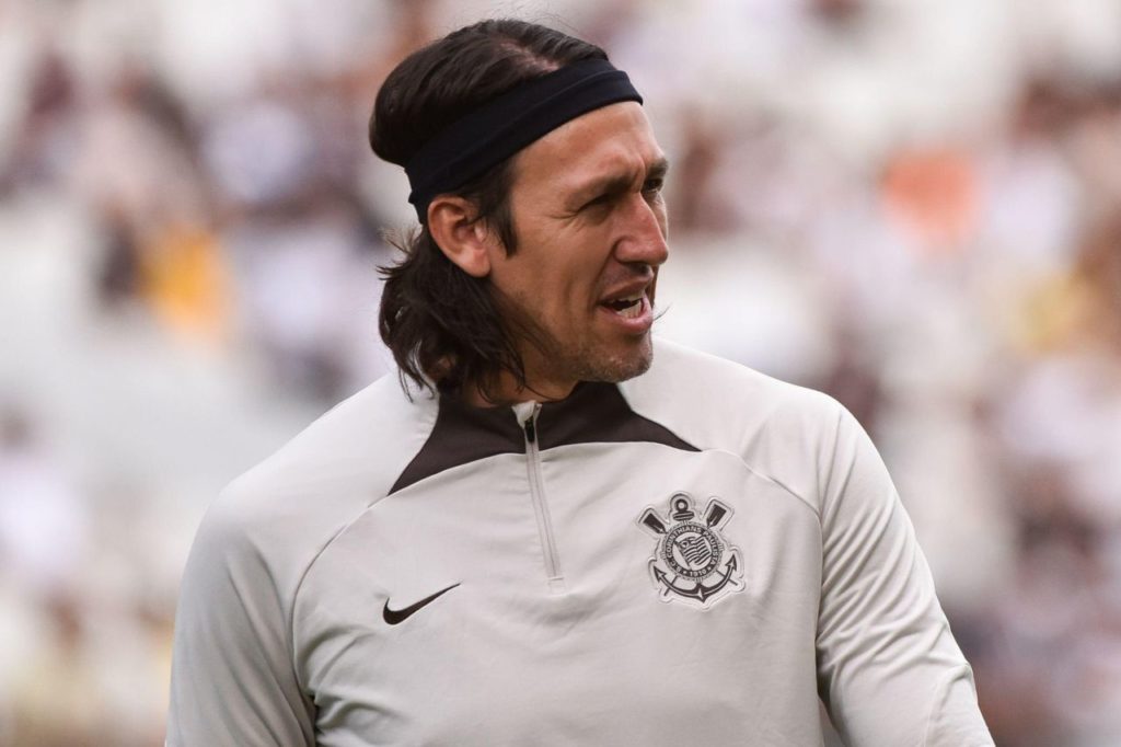 Cassio-goleiro-Corinthians-jogo-alamy2X3RBD9 Goleiro Cássio em jogo do Corinthians