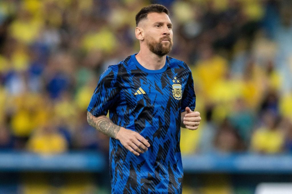 Lionel-Messi-Argentina-jogo-alamy2T93FJ3 Messi em jogo da Argentina nas Eliminatórias da Copa