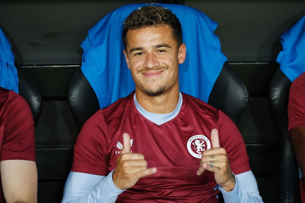 Philippe-Coutinho-meia-Aston-Villa-alamy2RG1FFR Meia Coutinho, que é do Aston Villa, entra na mira do Vasco