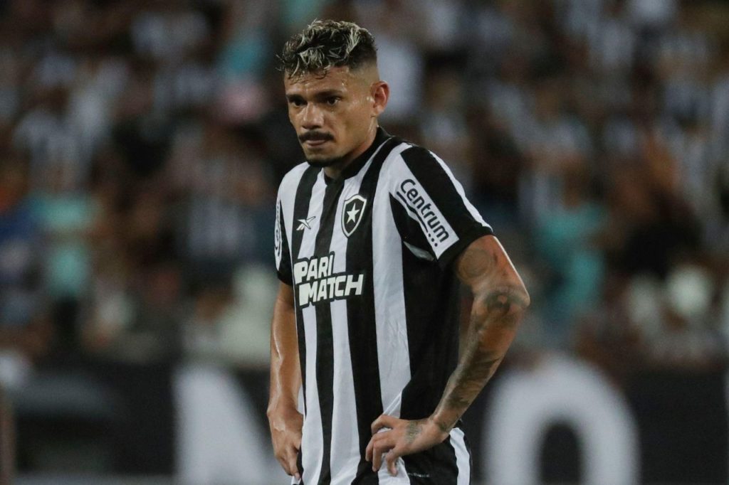 Tiquinho-Soares-Botafogo-jogo-alamy2WY2T60 Atacante Tiquinho Soares em ação pelo Botafogo