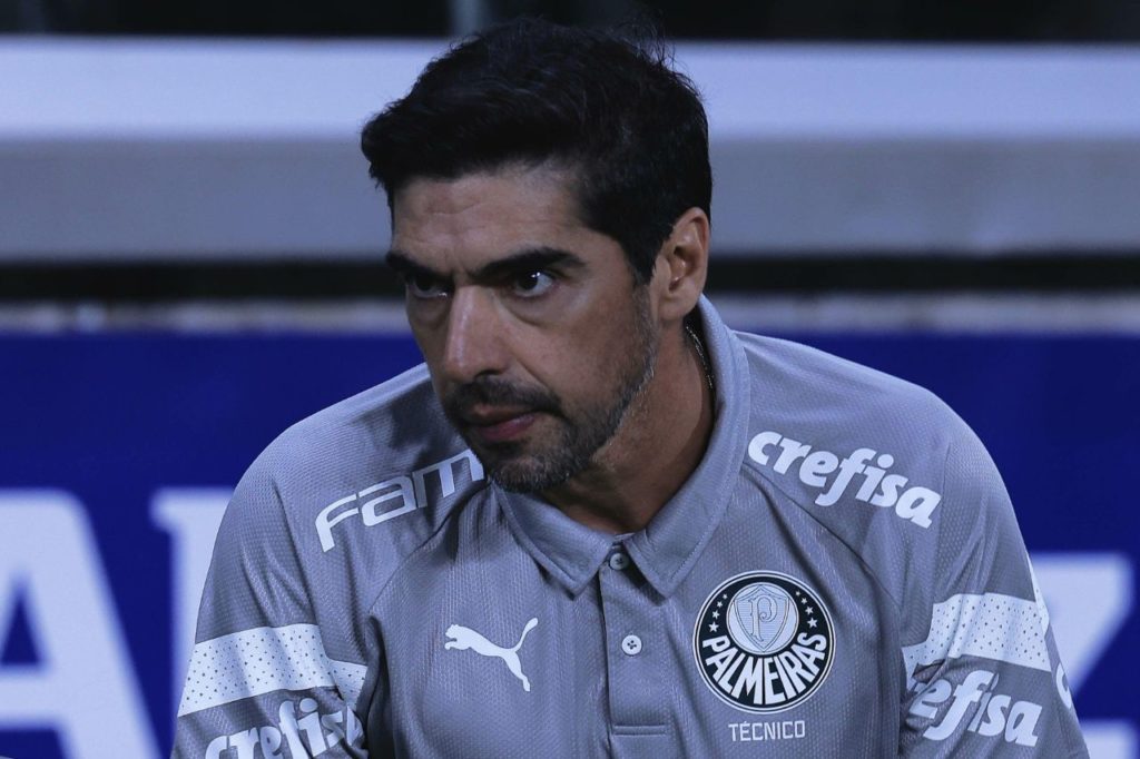 Abel-Ferreira-treinador-Palmeiras-alamy2XBYXBN Técnico Abel Ferreira no comando do Palmeiras