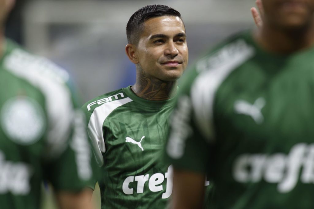 Dudu-Palmeiras-jogo-alamy2XC00YE Atacante Dudu em jogo do Palmeiras