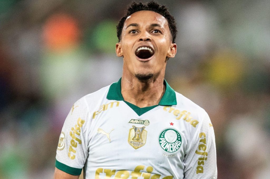 Lázaro-Palmeiras-gol-alamy2X4Y7M0 Lázaro comemora gol pelo Palmeiras