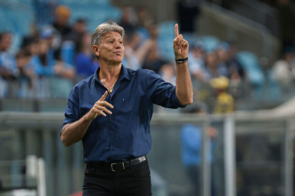 Renato-técnico-Grêmio-alamy2X1PC1D Técnico Renato Gaúcho no comando do Grêmio