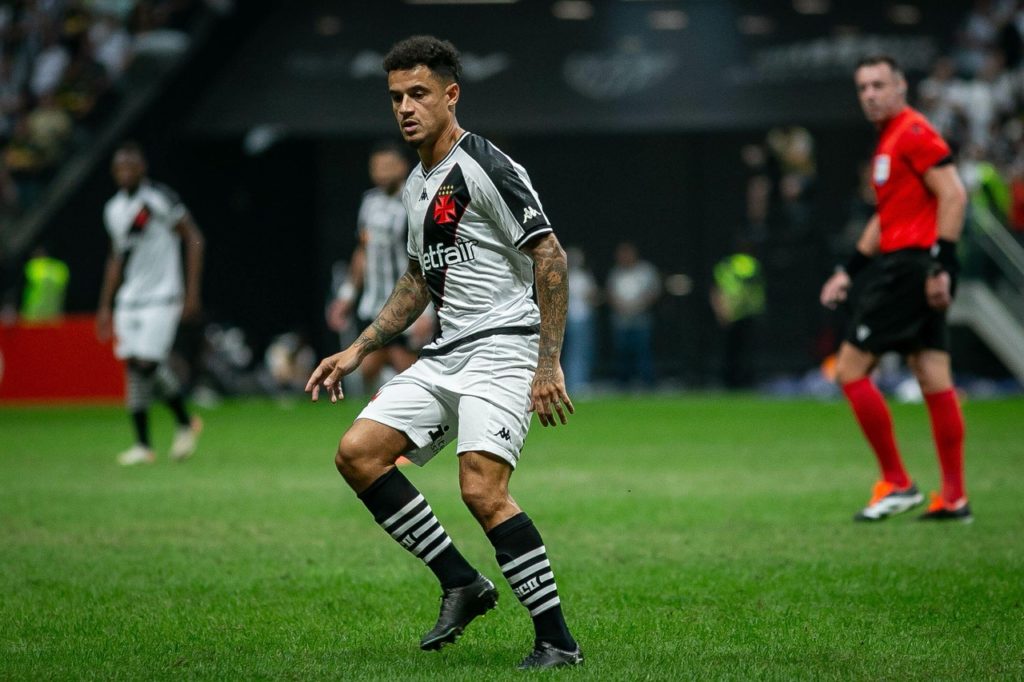 Coutinho-Vasco-Jogo-2XK7KKH Coutinho, do Vasco, jogando contra o Atlético-MG pelo Campeonato Brasileiro.
