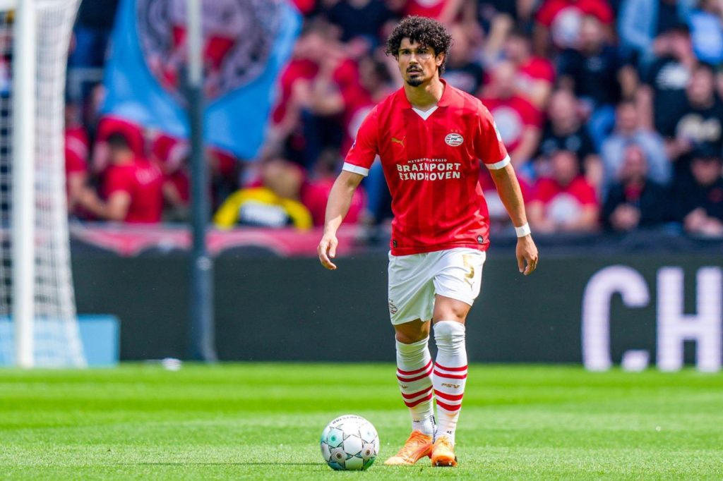 André-Ramalho-PSV-zagueiro-alamy2X7KPW6 Zagueiro André Ramalho em jogo do PSV, da Holanda