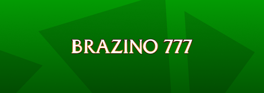 Logomarca da Brazino777 sobre fundo verde estilizado com a identidade visual do SDA.