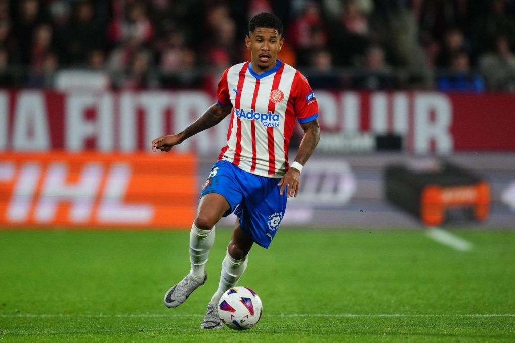 Savinho-Girona-jogo-alamy2X6HFWW Ponta Savinho, anunciado pelo Manchester City, em jogo do Girona na LaLiga