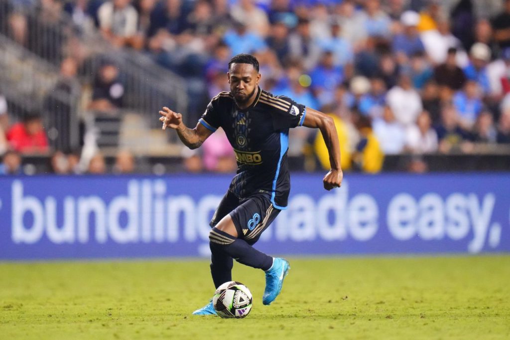 Jose-Martinez-Philadelphia-Union-jogo-alamy2XP9TR1 Volante José Martínez em jogo do Philadelphia Union, dos Estados Unidos
