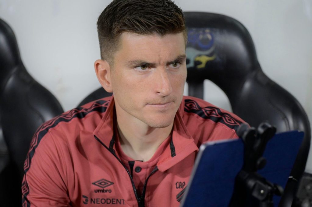Martin-Varini-treinador-Athletico-alamy2XNGXJ6 Técnico Martín Varini no comando do Athletico Paranaense