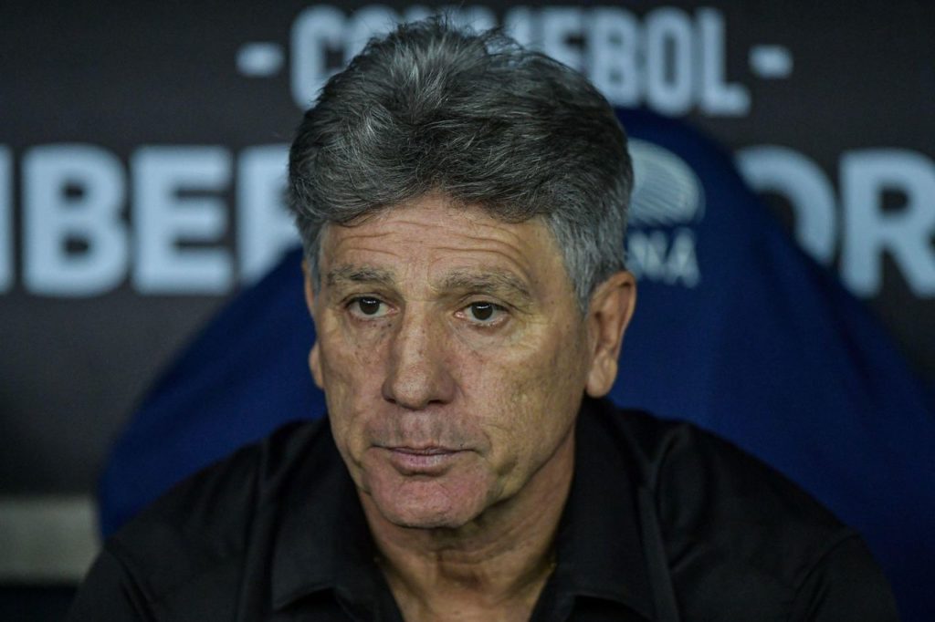 Renato-Grêmio-técnico-alamy2XWTJ27 Técnico Renato Portaluppi no comando do Grêmio