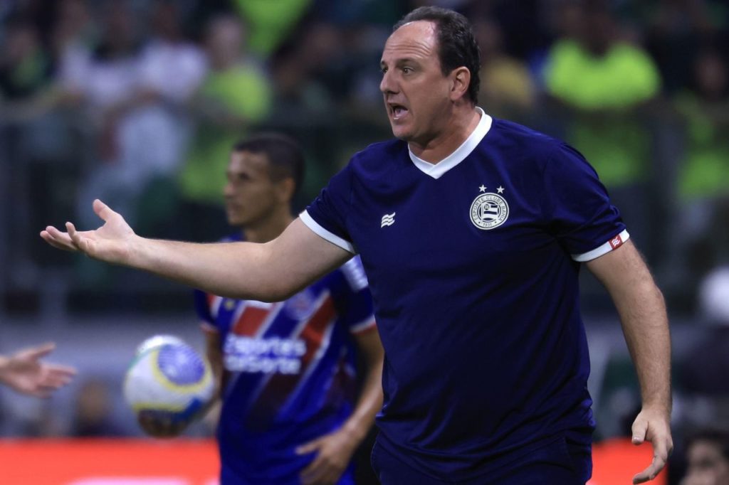 Rogerio-Ceni-treinador-Bahia-alamy2XG9BFW Técnico Rogério Ceni no comando do Bahia