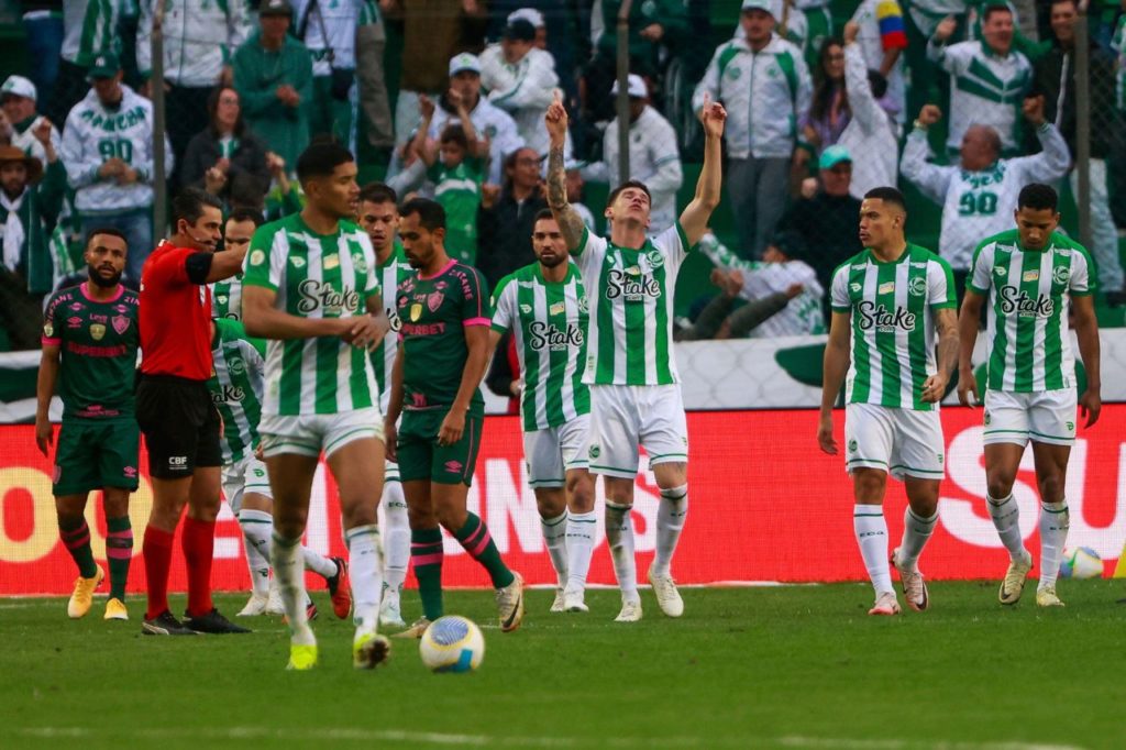 Juventude vence o Fluminense de virada pelo Brasileirão