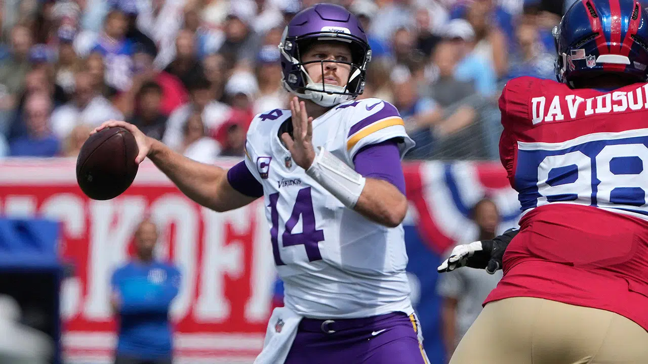 Sam Darnold (Minnesota Vikings) Palpite New York Giants x Minnesota Vikings – NFL – 21/12/2025