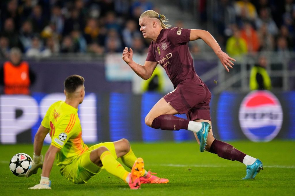 Manchester City goleia o Slovan Bratislava na Champions League