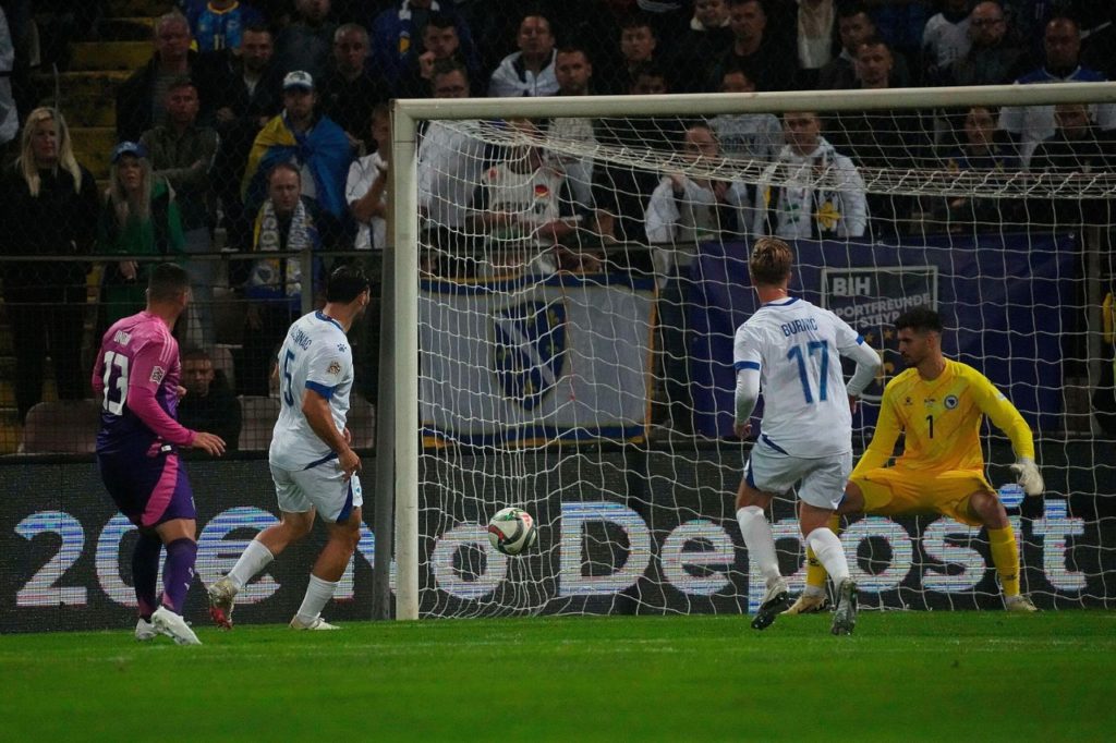 Undav-Alemanha-gol-alamy2Y9YC11 Undav faz um dos gols da Alemanha na vitória sobre a Bósnia na Nations League