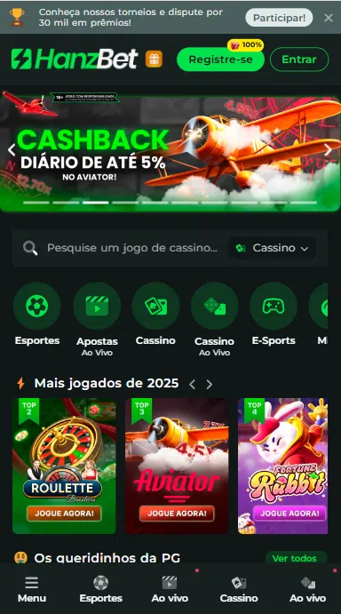 Site de apostas da HanzBet.