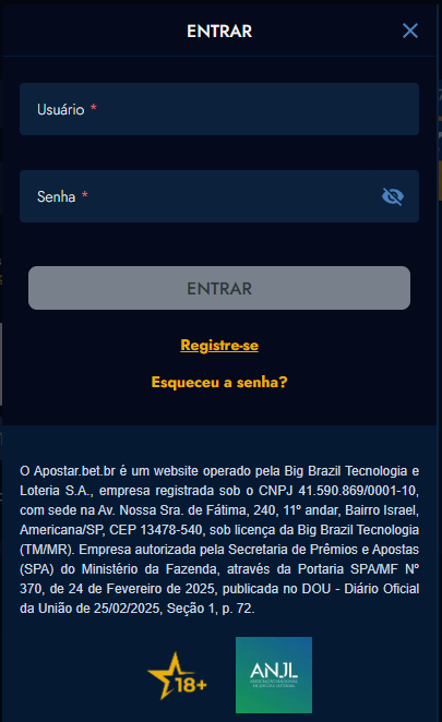 ApostarBet login
