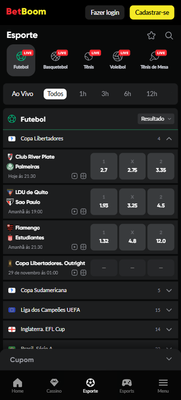 BetBoom apostas esportivas