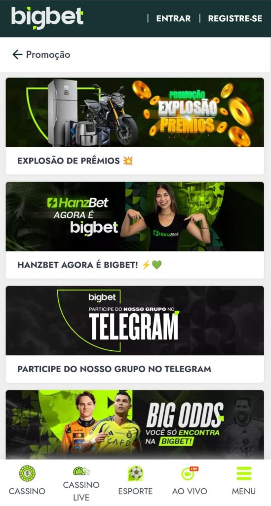 BigBet Promoções