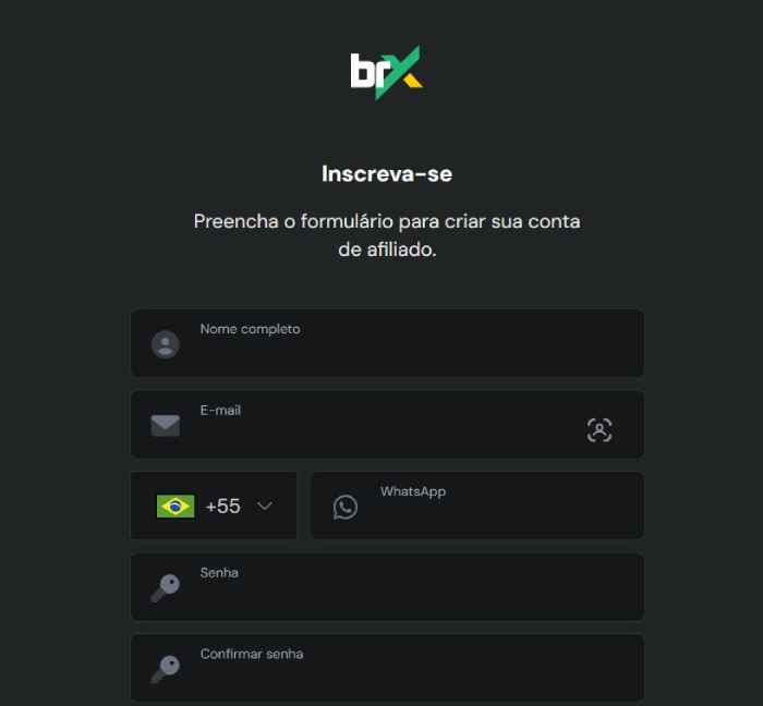 Criar Conta Na BrxBet BrxBet Cadastro