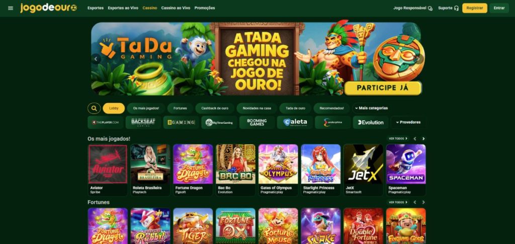 Jogo de Ouro Cassino