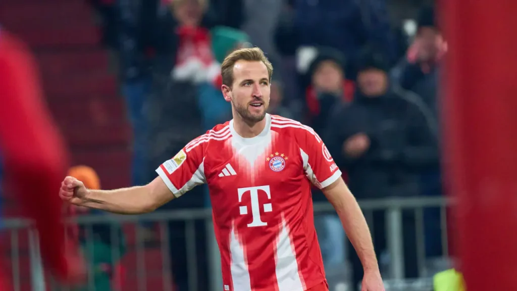Harry Kane of FC Bayern München Palpite Bayern x St. Pauli