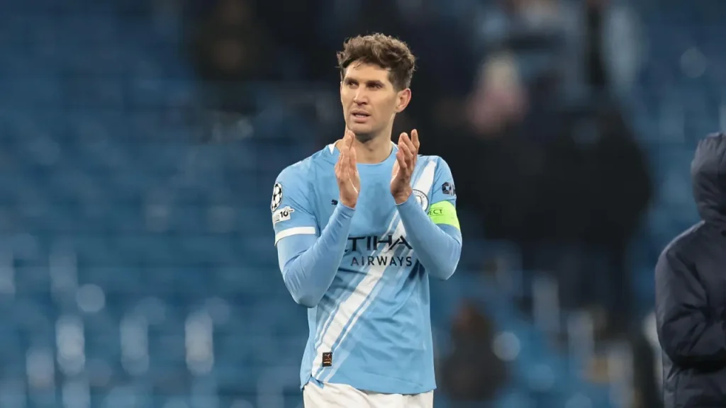 John Stones of Manchester City Palpite Manchester City x Leeds
