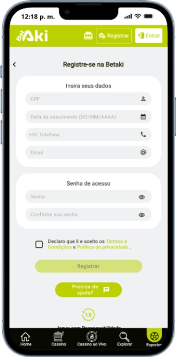 Abrir Conta Na BetAki Betaki Registrar