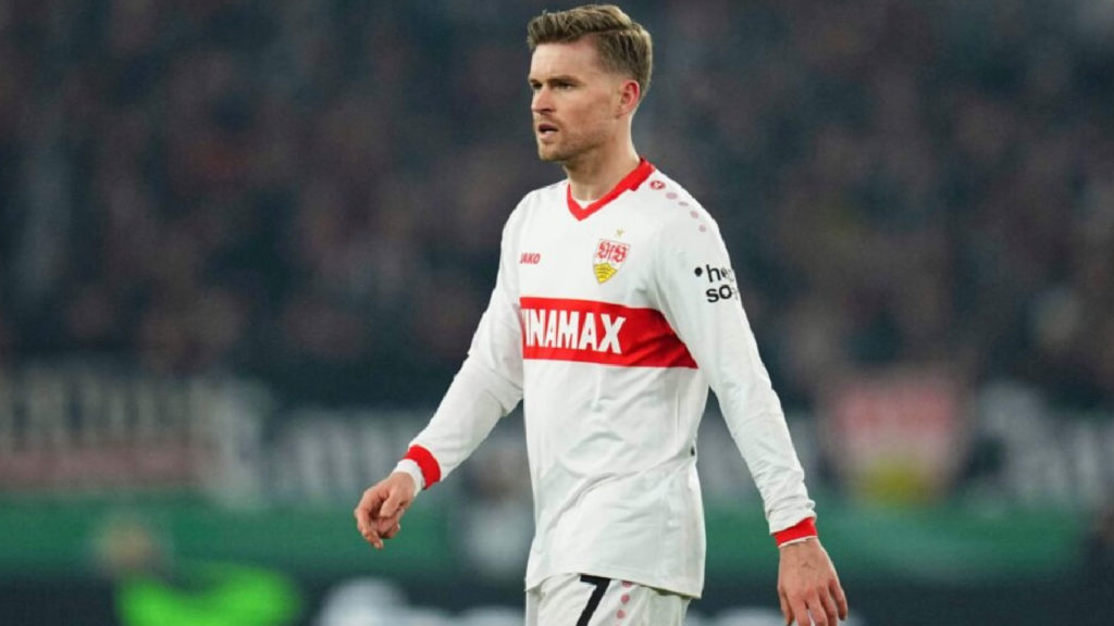 Maximilian Mittelstadt de VfB Stuttgart VfB Stuttgart x Maccabi Tel-Aviv