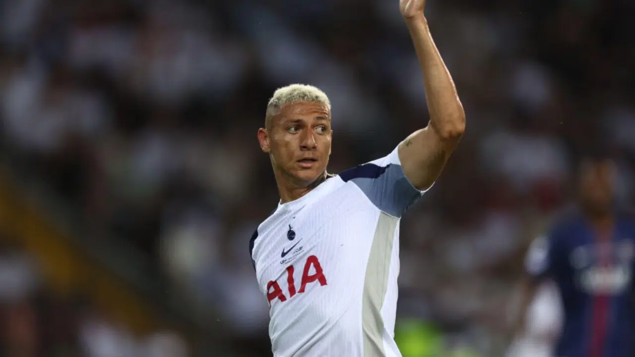 Richarlison de Tottenham Palpite Tottenham x Slavia Praga – Champions League – 09/12/2025