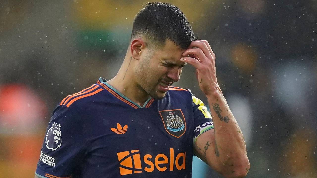 Bruno Guimaraes do Newcastle Palpite Newcastle x Aston Villa – Premier League – 25/01/2026