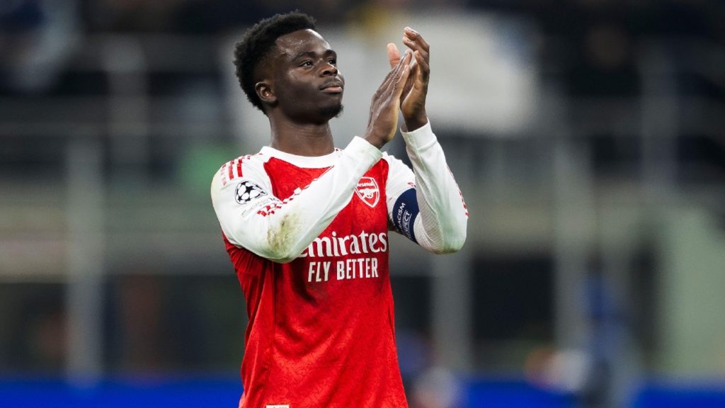 Bukayo Saka do Arsenal Palpite Leeds x Arsenal