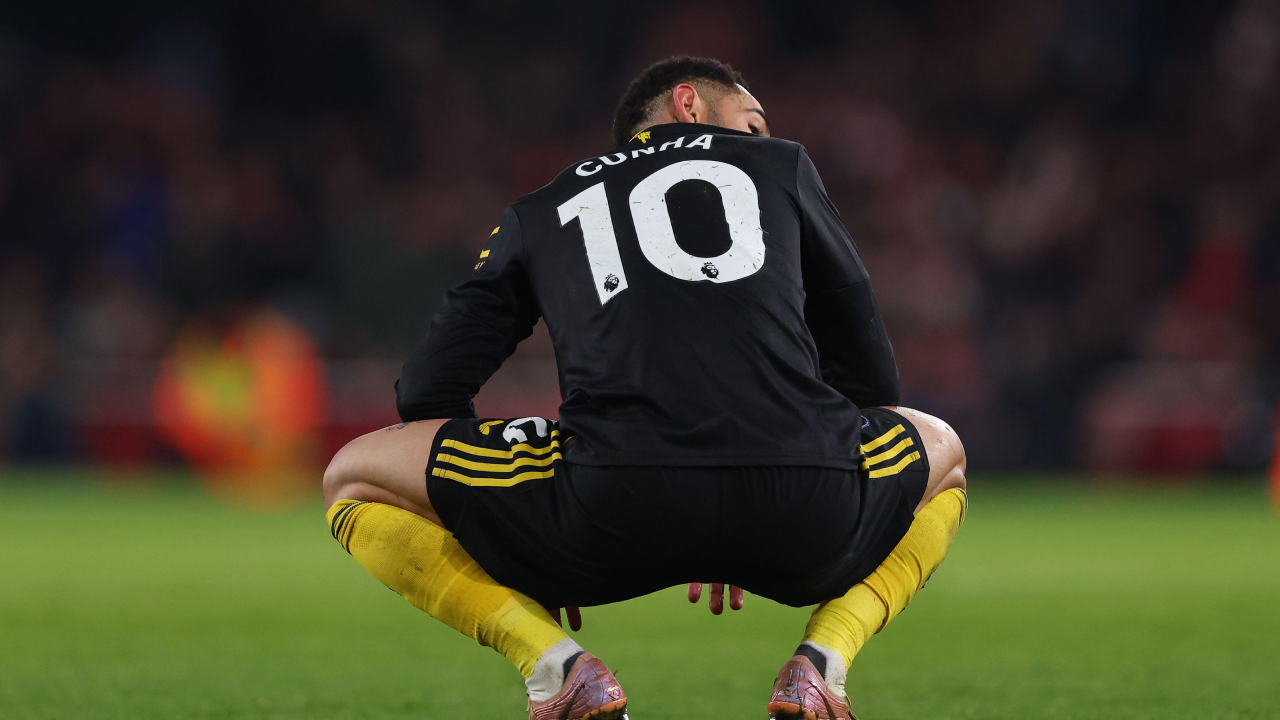 Matheus Cunha do Man United Palpite Manchester United x Fulham – Premier League – 01/02/2026