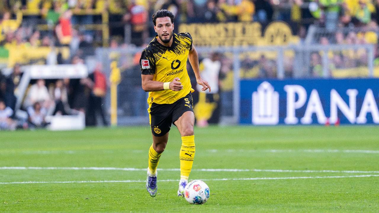 Ramy Bensebaini do Borussia Dortmund Palpite Union Berlin x Borussia Dortmund – Bundesliga – 24/01/2026
