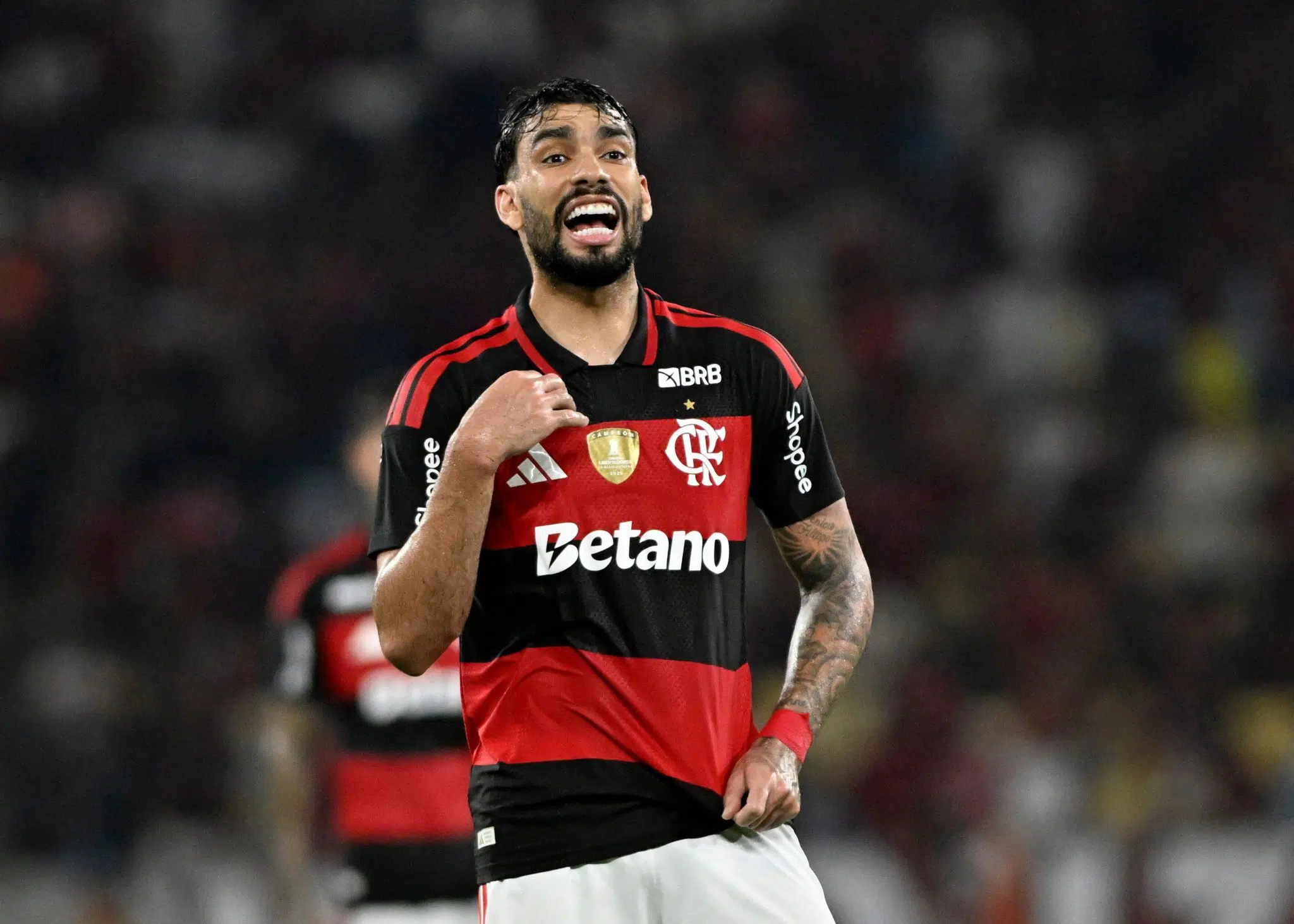 Rio de Janeiro, Brazil, February 4, 2026. Brazilian Football Championship, match between Flamengo and Internacional. Flamengo player Paqueta. Palpite Vitória x Flamengo – Brasileirão – 10/02/2026