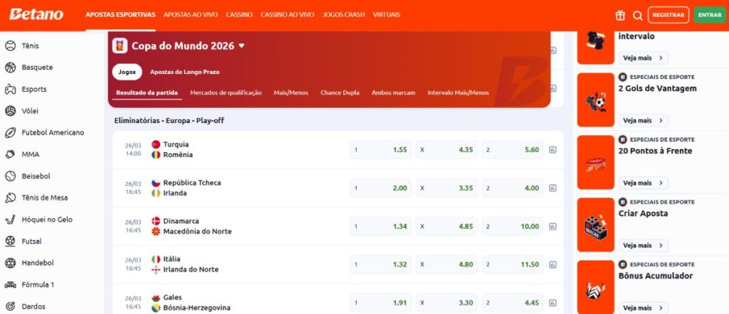 Betan Copa Do Mundo Ofertas Betano Bônus Acumulador