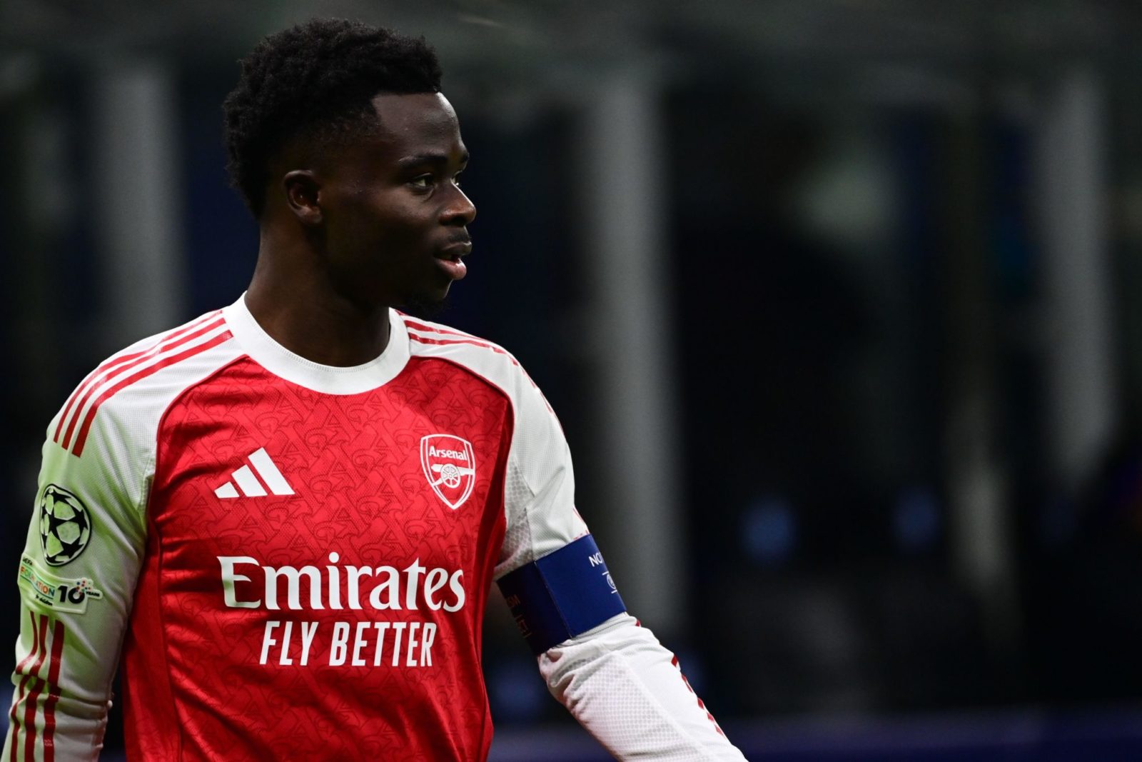 Bukayo Saka of Arsenal looks on during the UEFA Champions league football match Inter Milan vs Arsenal at the San Siro Stadium in Milan, Italy on January 20, 2026 Credit: Piero Cruciatti/Alamy Live News Palpite Mansfield x Arsenal – Copa da Inglaterra – 07/03/2026
