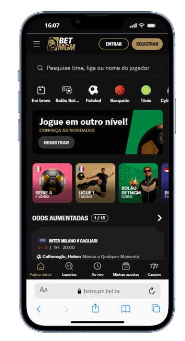Menu De Esportes BetMGM BetMGM Esportes
