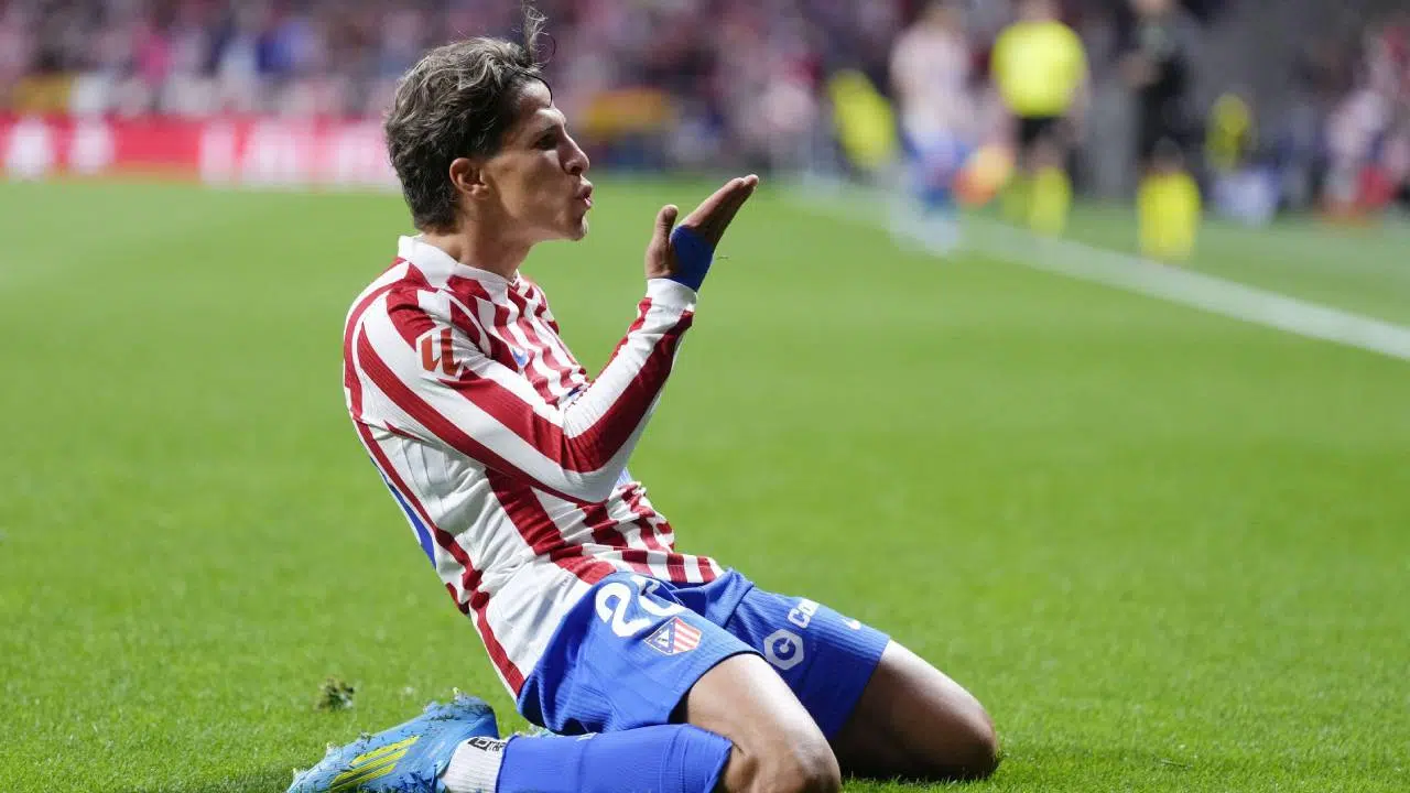 Giuliano Simeone do Atlético de Madrid Palpite Barcelona x Atlético de Madrid – Champions League – 08/04/2026