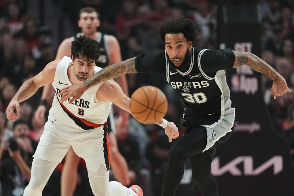 Palpite Portland Trail Blazers x San Antonio Spurs - NBA - 26/04/2026